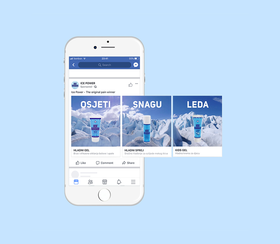 grafički dizajn facebook bannera - primjer rada