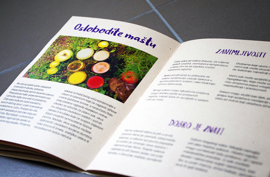 grafički dizajn i priprema za print brošure - primjer rada